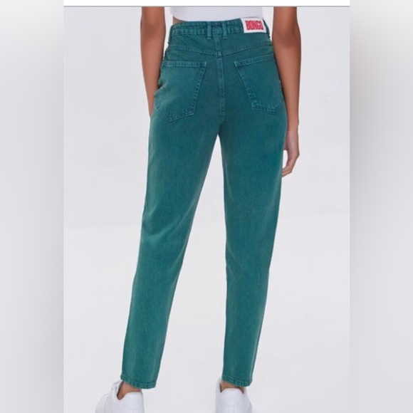 💥Bongo x Forever 21 Green High Waisted Jeans💥 - Picture 3 of 16